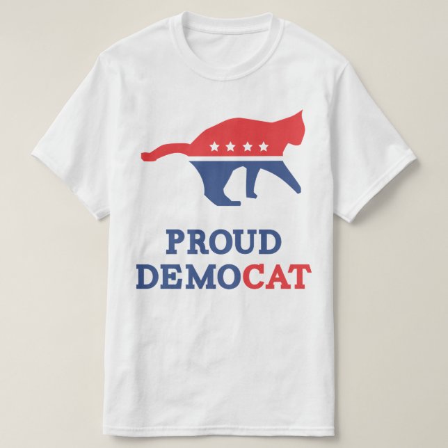 Proud DemoCat T-Shirt (Design Front)
