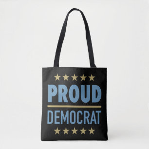 Proud Democrat Tote Bag