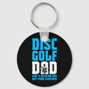 Proud Disc Golf Dad Key Ring