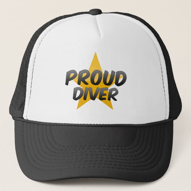 Proud Diver Trucker Hat (Front)