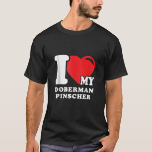 Proud Doberman Pinscher Dog Mum Dad Lover Graphic T-Shirt