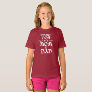 PROUD DOG MOM & DAD DOGS LOVERS PUPPY PETS CUTE T-Shirt