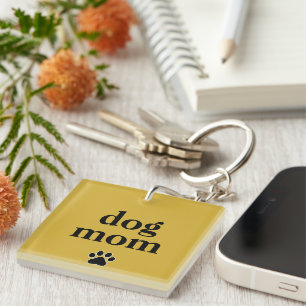 Proud Dog Mom Stylish Accessory Keychain