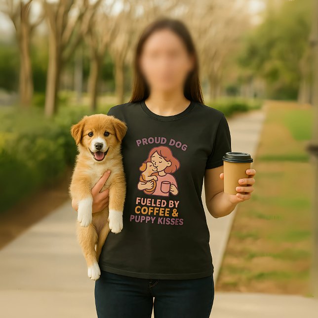 Proud Dog Mum - Cute Funny Pet Lover T-Shirt (Creator Uploaded)