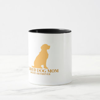 Proud Dog Mum Golden Retriever Coffee Mug — Dog Lo