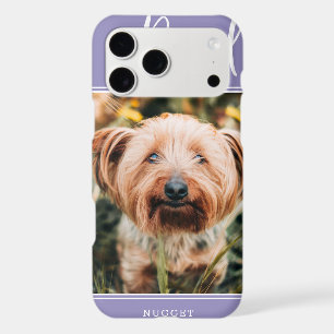 Proud Dog Mum Photo Personalised Purple