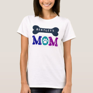 Proud Dog Owner BIG DOG BONE with NAME V16C T-Shirt