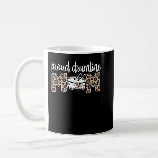 Proud Drumline Mum Drumline Mama Coffee Mug (Left)