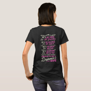 Proud Drummer Wife T-Shirt