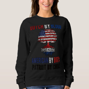 Proud Dutch American Flag Netherlands Usa Sweatshirt