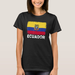 Proud Ecuador Flag Support Ecuadorian People Men W T-Shirt
