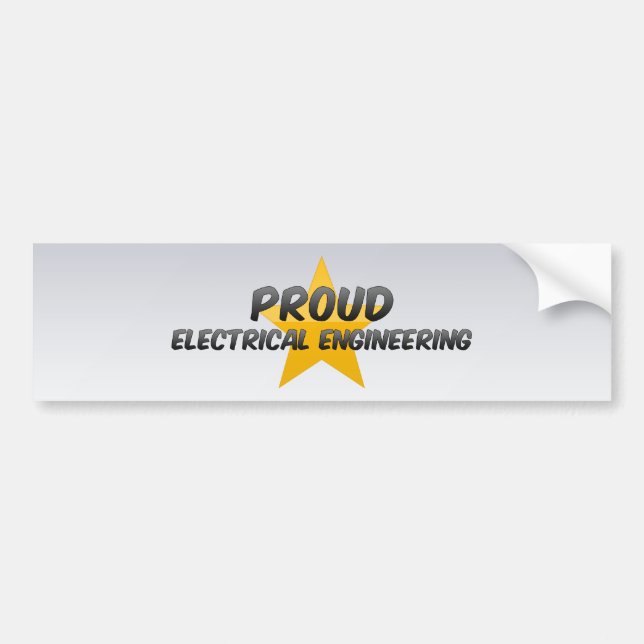 Proud Electrical Engineering Bumper Sticker (Front)
