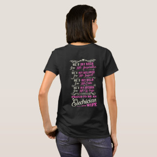 Proud Electrician Wife T-Shirt