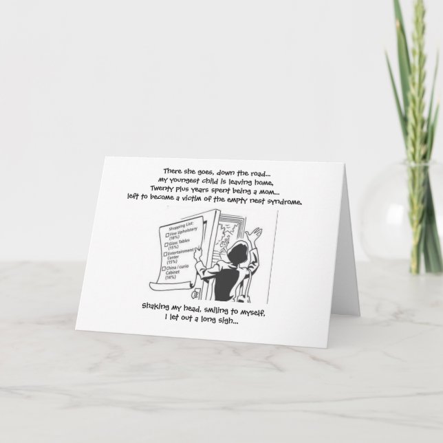 Proud Empty Nester Card (Front)