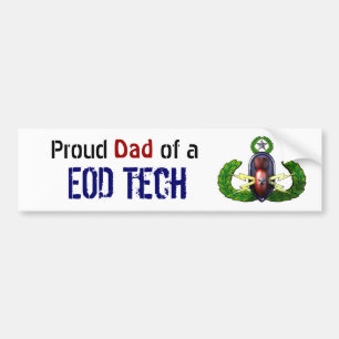 Proud, EOD Tech, EOD dad Bumper Sticker