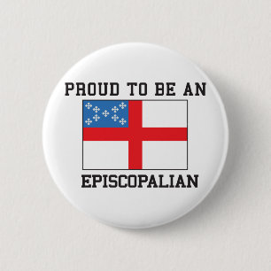 Proud Episcopalian 6 Cm Round Badge