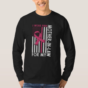 Proud Family Breast Cancer Warrior Mother-in-Law T-Shirt