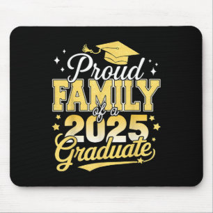 Proud Family Of A 2025 Graduate Dad Mum Graduation Mouse Pad