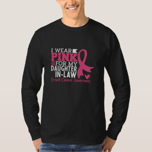 Proud Family Support Daughter-in-Law Breast Cancer T-Shirt