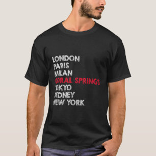 Proud Family Vintage Hometown Coral Springs Florid T-Shirt