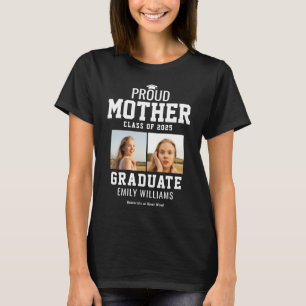 Proud Father Class of 2025 Graduate Parent T-Shirt