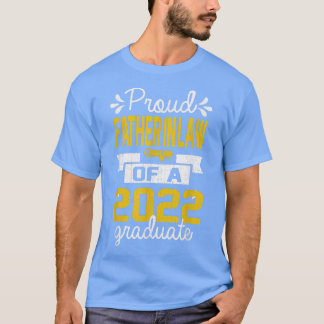 Proud Father In Law of 2022 Class Master Graduate  T-Shirt
