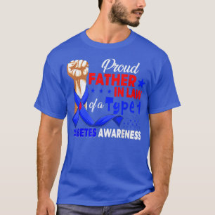 Proud Father In Law Of A Type 1 Proud Diabetes Awa T-Shirt