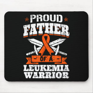 Proud Father Of A Leukaemia Warrior Dad Awareness  Mouse Pad