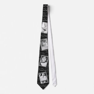 Proud Father of Four - Customise with Own Photos Tie