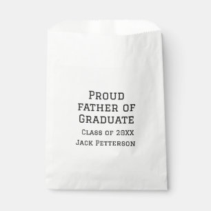 Proud father of graduate class of 20XX add name te Favour Bags