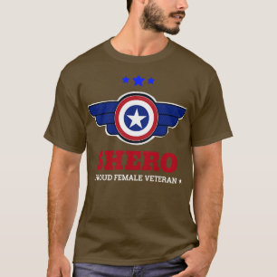 Proud female veteran T-Shirt