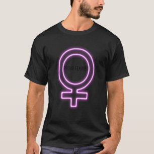 Proud Feminist Feminism And Emancipation Woman Po T-Shirt