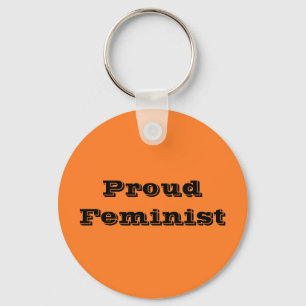Proud Feminist Key Ring