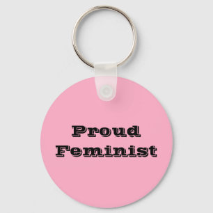 Proud Feminist Key Ring