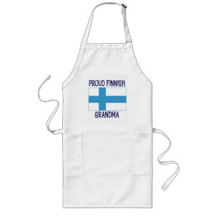 Proud Finnish Grandma Long Apron