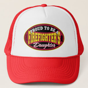 Proud Firefighter Daughter Trucker Hat