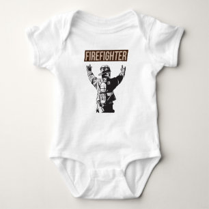 Proud Firefighter Squad Baby Bodysuit