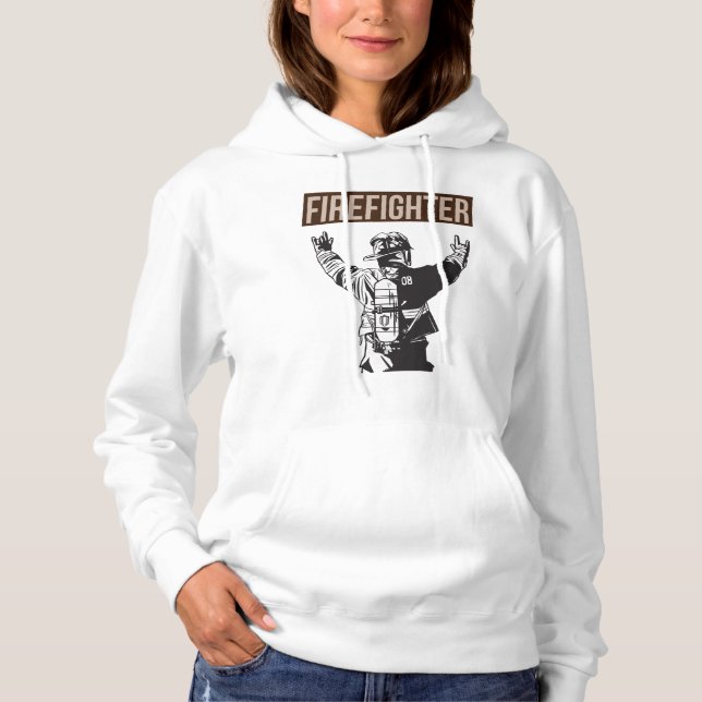 Proud Firefighter Squad Hoodie (Front)