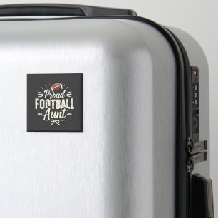 Proud football aunt Fantasy Football Matching Magnet