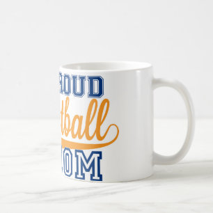 Proud Football Mum coffee mug