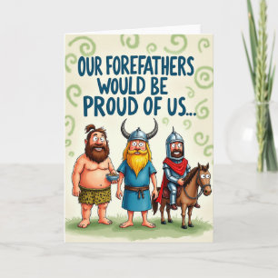 Proud Forefathers Day Art Card