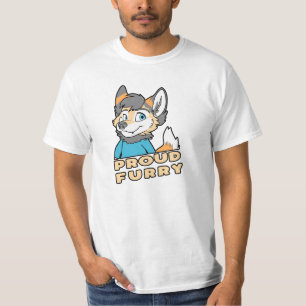 Proud Furry Cute Funny Furry Fandom Fursuit Gift T-Shirt