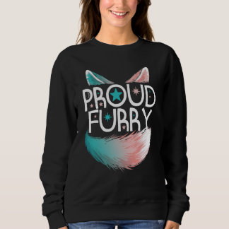Proud Furry Fandom Cosplay Animal Furries Furry Pe Sweatshirt