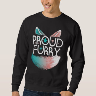 Proud Furry Fandom Cosplay Animal Furries Furry Pe Sweatshirt