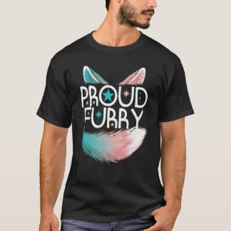 Proud Furry Fandom Cosplay Animal Furries Furry Pe T-Shirt