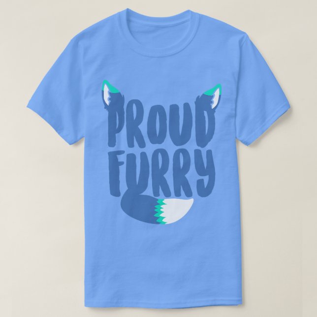 Proud Furry T-Shirt (Design Front)