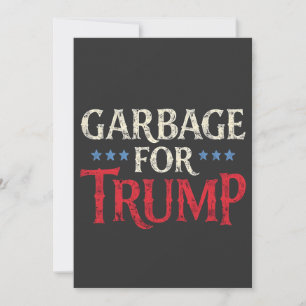Proud Garbage Puerto Rico Latinos For Trump Invitation