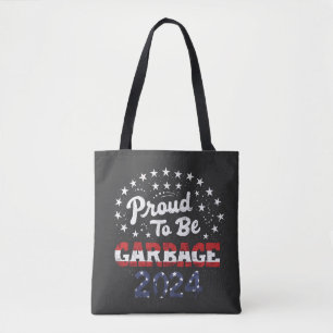 Proud Garbage Puerto Rico Latinos For Trump  Tote Bag