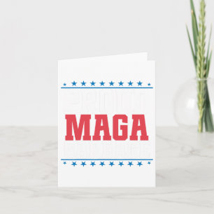 Proud Garbage Trump Supporter 7 Card
