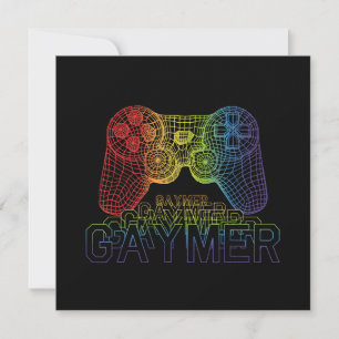 Proud Gaymer, Gay Pride Gaming Thank You Card
